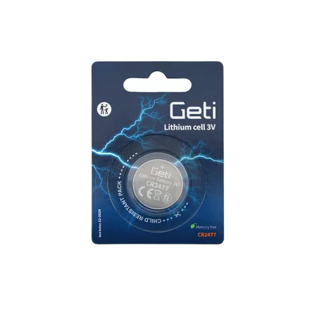 GETI CR2477 lítium elem