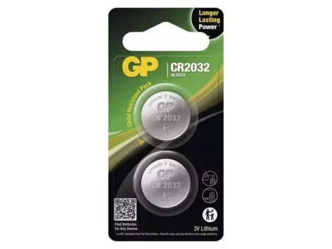 Battery CR2032 GP lithium 2pcs