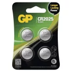 GP CR2025 lítium elem 4 db GP CR2025 lítium elem 4 db