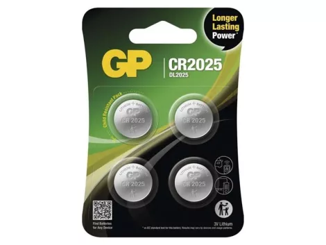 Battery CR2025 GP lithium 4pcs