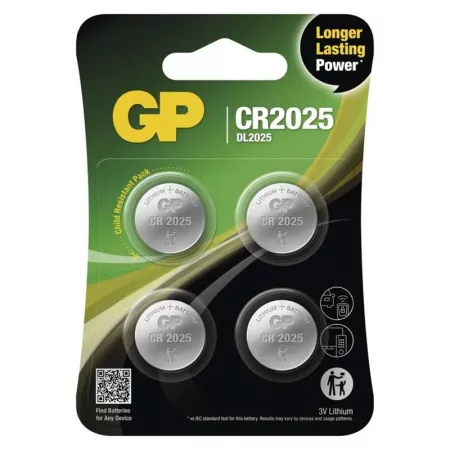 GP CR2025 lítium elem 4 db GP CR2025 lítium elem 4 db
