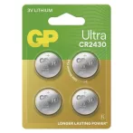 CR2430 GP Ultra lítium elem 4 db CR2430 GP Ultra lítium elem 4 db