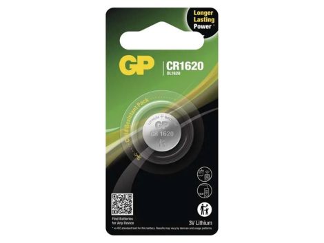 Battery CR1620 GP Ultra plus lithium 1pc B15701
