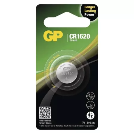 CR1620 GP Ultra plus lítium elem 1 db B15701