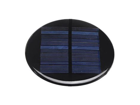 Solar panel mini 5V/110mA, polycrystalline, diameter 90mm