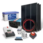 Solar island set SOLARFAM 540Wp, 12V, battery 200Ah, inverter 230VAC 2000W Solar island set SOLARFAM 540Wp, 12V, battery 200Ah, inverter 230VAC 2000W
