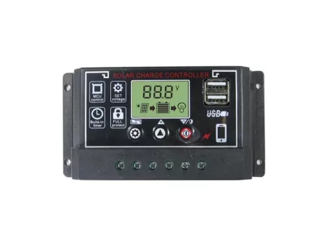 Solar controller PWM BL915C 12-24V/30A+USB for various batteries