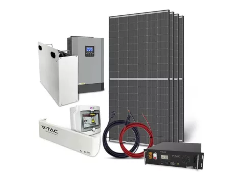 TRINA 1820Wp island solar kit, LiFePO4 VTAC 51,2V 100Ah, inverter 48V/230VAC 5500W