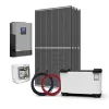 TRINA 1820Wp island solar kit, LiFePO4 Solarfam 51,2V 142Ah 7,2Kwh, inverter 48V/230VAC 5500W