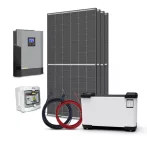   TRINA 1820Wp island solar kit, LiFePO4 Solarfam 51,2V 142Ah 7,2Kwh, inverter 48V/230VAC 5500W
