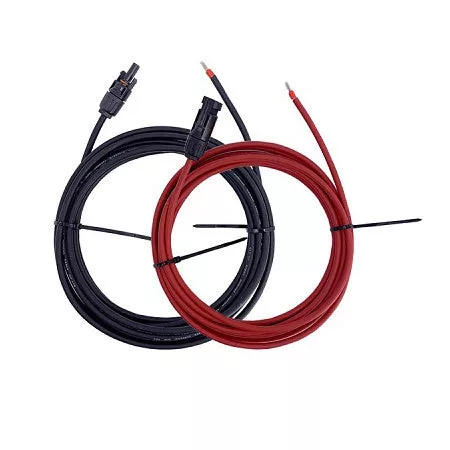 Solar Cable 2X10M-4mm2 With MC4+Electrical Terminal (Black+Red) Solar Cable 2X10M-4mm2 With MC4+Electrical Terminal (Black+Red)
