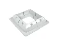 Holder for photovoltaic panel corner - package 4pcs, white