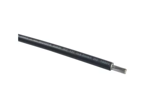 Solar cable 6mm2, black