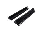 Holder for solar panel 550mm - pack of 2, black