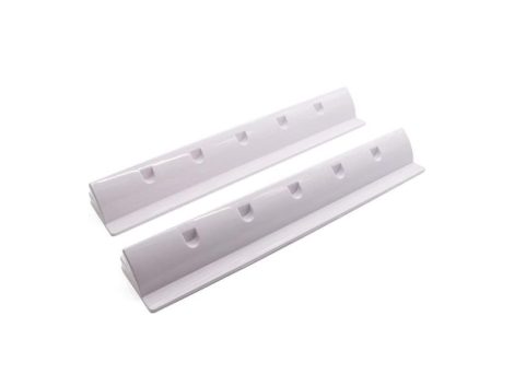 Holder for solar panel 680mm - pack of 2, white
