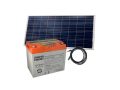   Solar battery set GOOWEI ENERGY OTD75 (75Ah, 12V) and solar panel Victron Energy 115Wp/12V