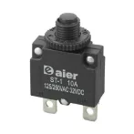   Overcurrent Thermal Circuit Breaker ST-1 250VAC/10A or 32VDC/10A