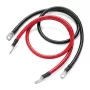 Akkumulátor csatlakozó kábelek 30cm 4 AWG (piros+fekete)
