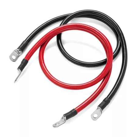 Akkumulátor csatlakozó kábelek 30cm 4 AWG (piros+fekete)