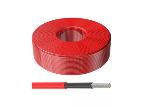 Solar cable 4mm2, red, 100m