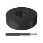 Napelem kábel 4mm2, fekete, 100m Napelem kábel 4mm2, fekete, 100m
