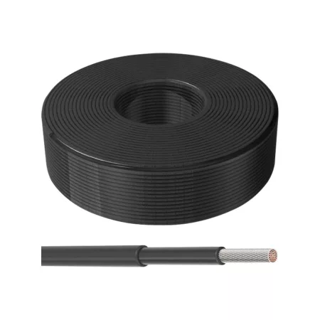 Napelem kábel 4mm2, fekete, 100m Napelem kábel 4mm2, fekete, 100m