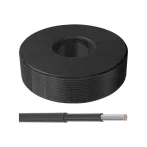 Napelem kábel 6mm2, fekete, 100m Napelem kábel 6mm2, fekete, 100m