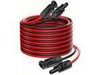 Solar cable 4mm2, red+black with MC4 connectors, extension 10m Solar cable 4mm2, red+black with MC4 connectors, extension 10m