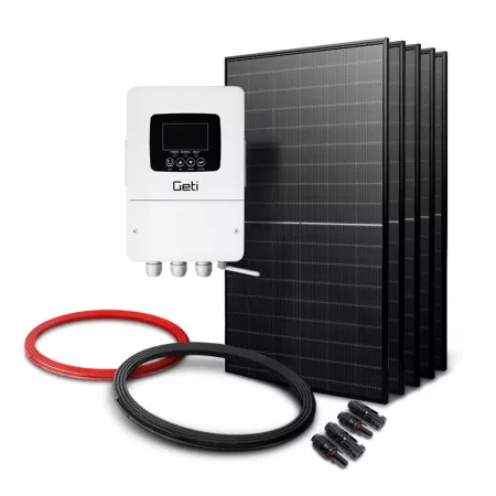 GETI GWH04W 2275Wp 5x PV TRINA solar water heating kit