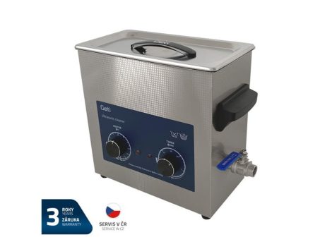 Ultrahangos tisztító GETI GUC 06A 6L Stainless Steel
