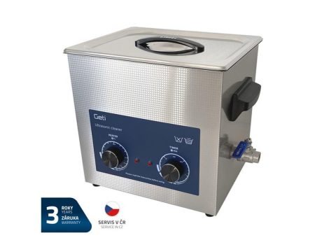 Ultrahangos tisztító GETI GUC 10A 10L Stainless Steel