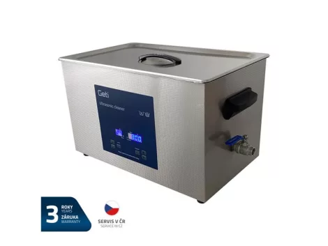 Ultrahangos tisztító GETI GUC 20B 20L Stainless Steel