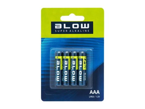 Battery AAA (LR03) alkaline BLOW Super Alkaline 4pcs / blister