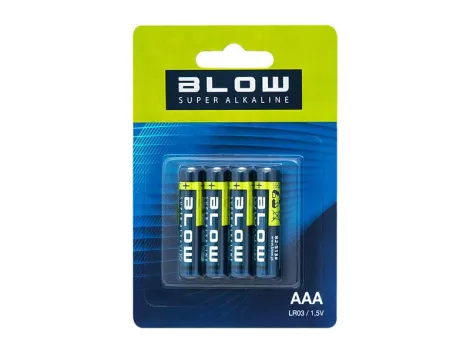 Battery AAA (LR03) alkaline BLOW Super Alkaline 4pcs / blister Battery AAA (LR03) alkaline BLOW Super Alkaline 4pcs / blister