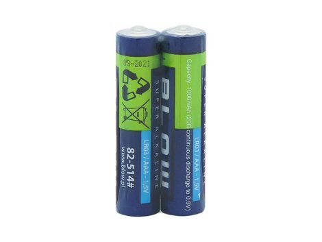 Battery AAA (LR03) alkaline BLOW Super Alkaline 2pcs / shrink