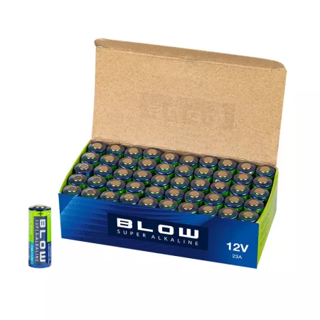 23A (12V) alkáli elem BLOW Super Alkaline 50x 1db / zsugorfólia