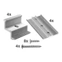   Napenergia tartókhoz való kiegészítők 1038 mm széles, 30 mm vastag panelekhez