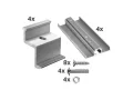   Accessories for solar holder for panels w. 1095-1134 mm, thickness 35 mm