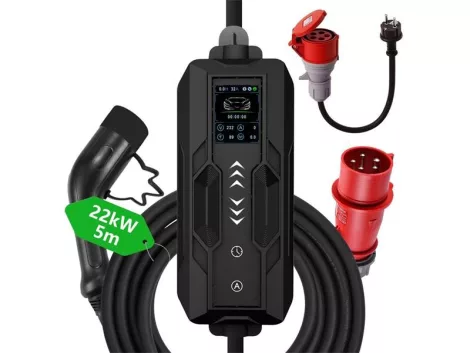 Travel charging station IMMAX EV/PHEV AC Type 2 22kW
