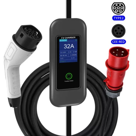IMMAX NSE003 EV/PHEV AC Type 2 22kW WiFi Tuya utazási töltőállomás