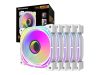 PC Fan Kit DARKFLASH INF24 ARGB 5in1 White