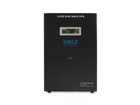 Backup power supply VOLT Sinus UPS 500 12V 230V 500W + baterie 26Ah Black
