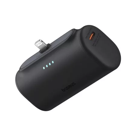 BASEUS Compact Lightning 5000mAh Fekete PowerBank BASEUS Compact Lightning 5000mAh Fekete PowerBank