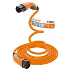 LAPP 75745 Típus 2 22kW 32A 3 fázisú 3m Töltőkábel Elektromos Autóhoz LAPP 75745 Típus 2 22kW 32A 3 fázisú 3m Töltőkábel Elektromos Autóhoz