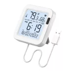 Okos hőmérséklet- és páratartalom érzékelő MOES WSS-FL-TH16-WH WiFi Tuya Okos hőmérséklet- és páratartalom érzékelő MOES WSS-FL-TH16-WH WiFi Tuya