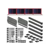 Fence structure for 4 solar panels