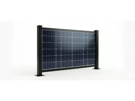 Fence structure for 1 solar panels