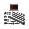 Fence extension structure for 1 solar panel
