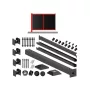 Fence extension structure for 1 solar panel