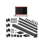 Fence extension structure for 1 solar panel Fence extension structure for 1 solar panel